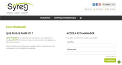 Desktop Screenshot of eco-compta.syreg.com